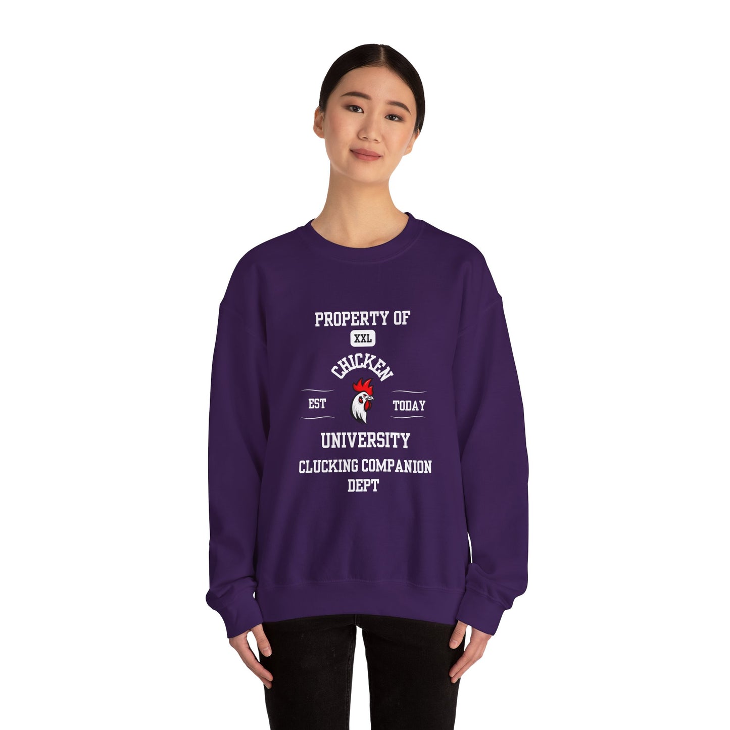 Property of Chicken University Crewneck Sweatshirt