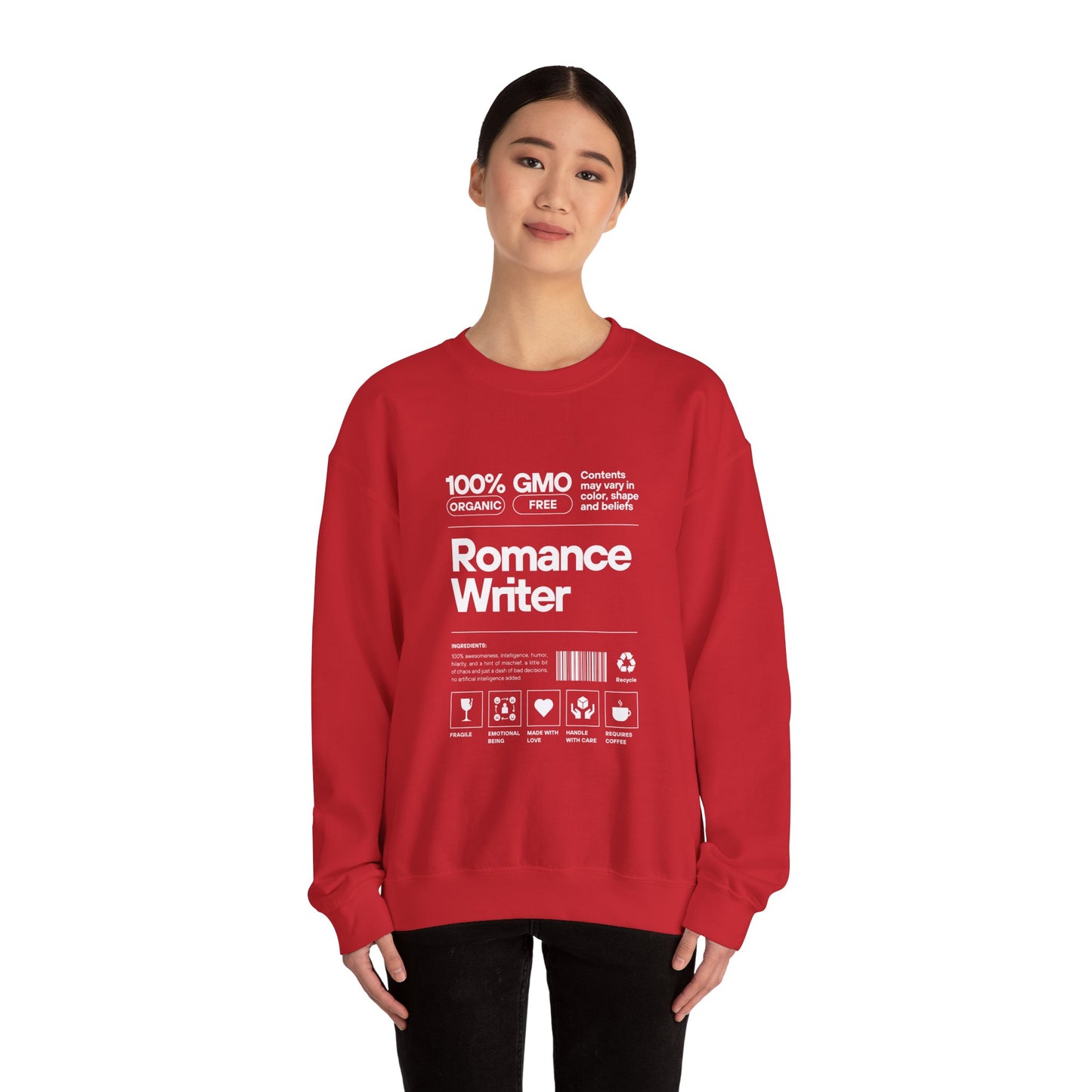 Romance Writer Crewneck Sweatshirt
