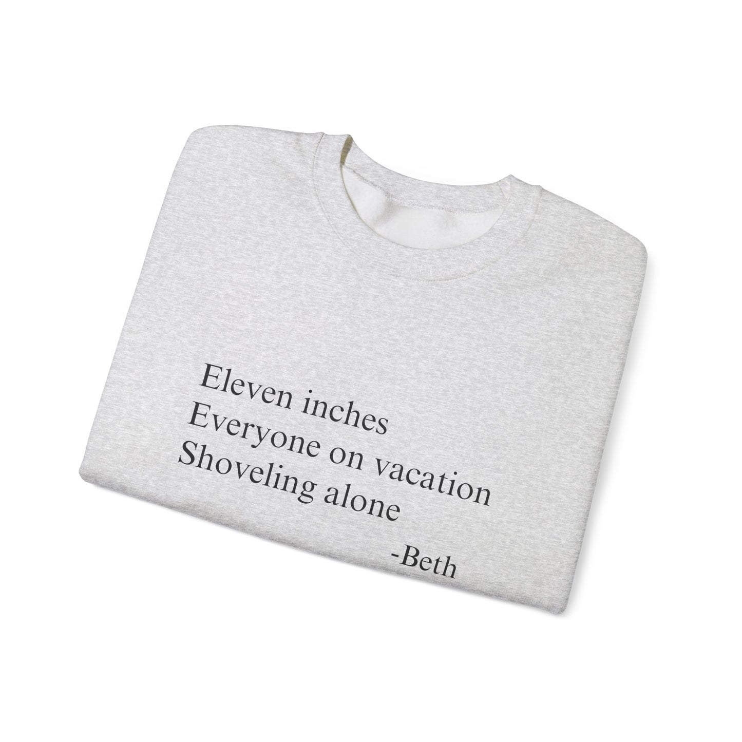 Eleven Inches Crewneck Sweatshirt