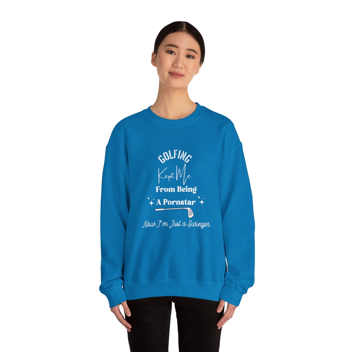 Golfing Pornstar Crewneck Sweatshirt