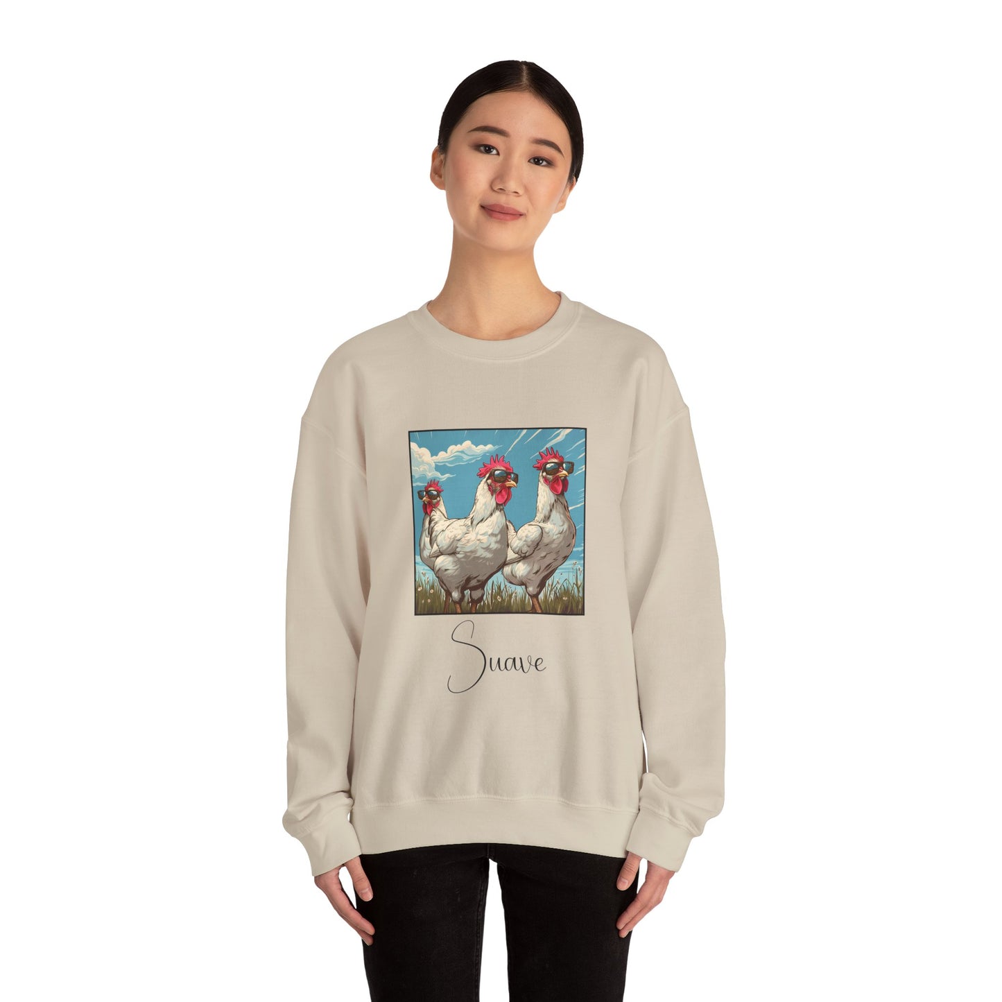 Suave Chicken Crewneck Sweatshirt