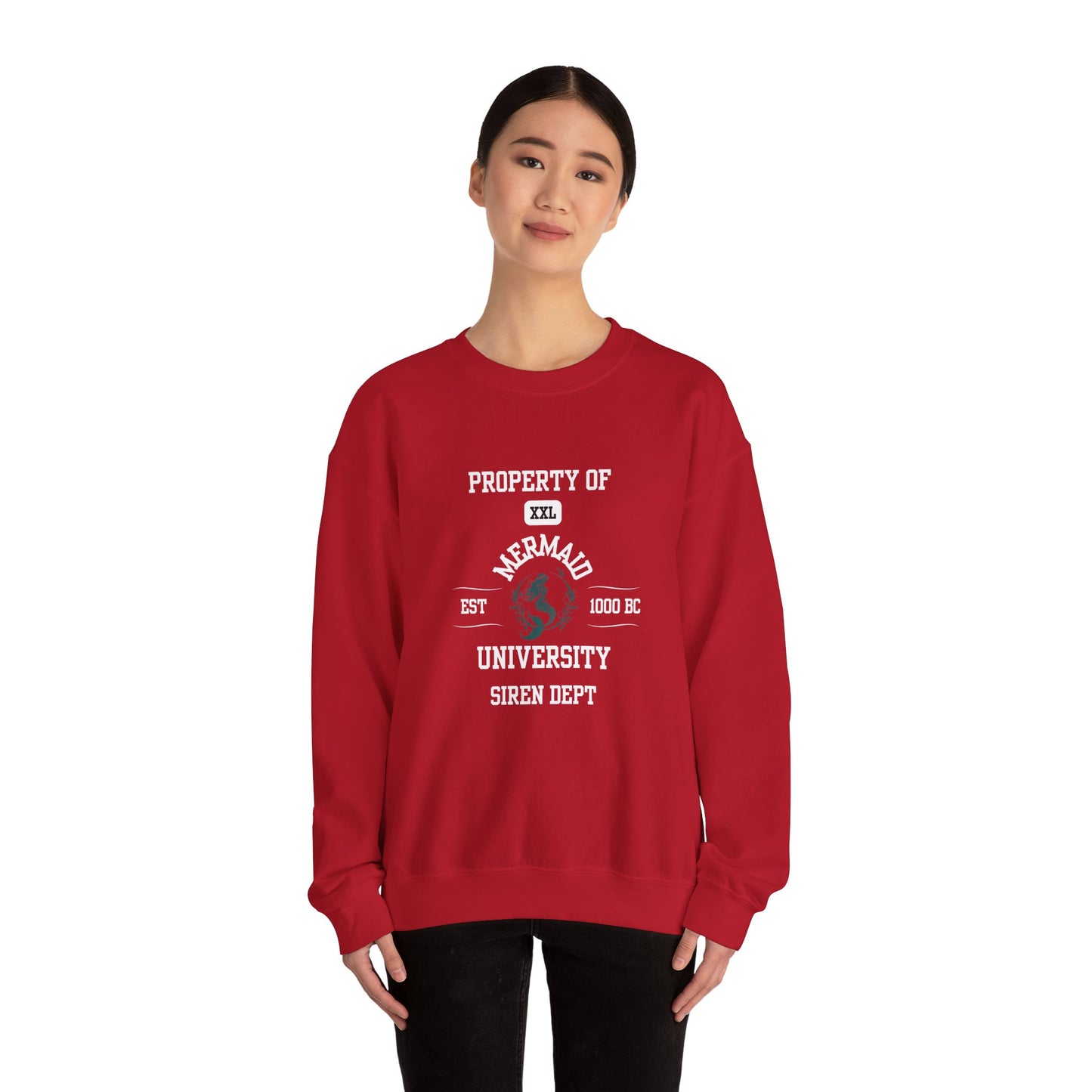 Property of Mermaid University  Crewneck Sweatshirt
