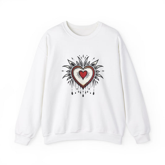 Tattoo Heart Crewneck Sweatshirt