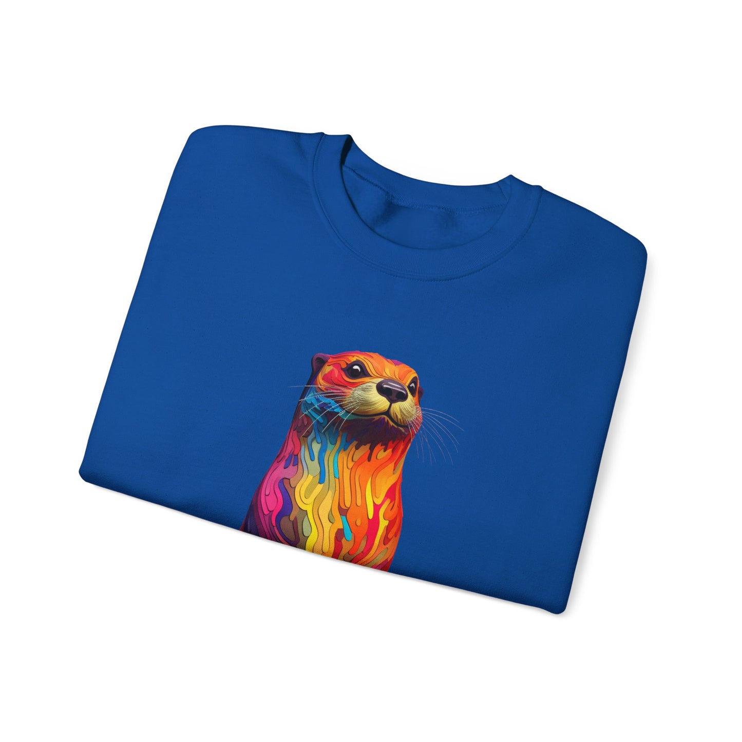 Colorful Otter Crewneck Sweatshirt