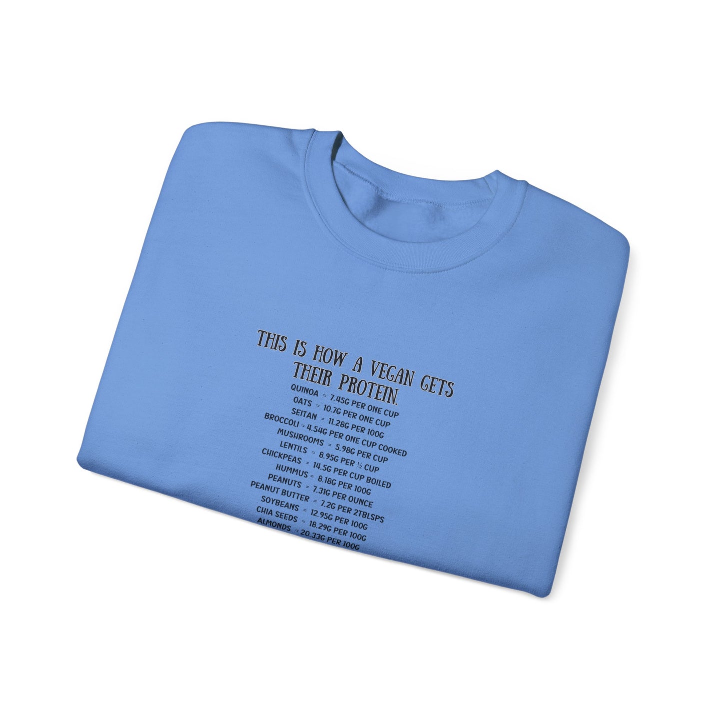 Vegan Protein Crewneck Sweatshirt