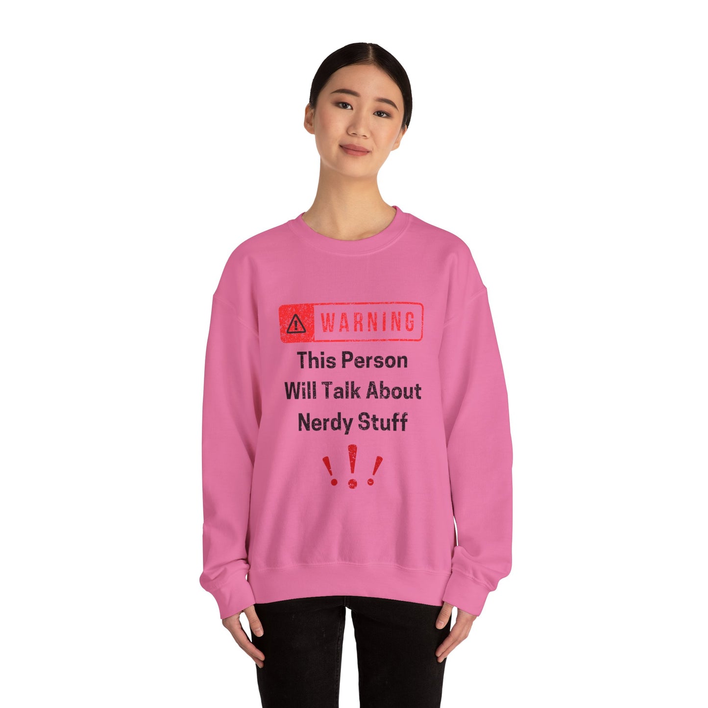 Nerdy Stuff Crewneck Sweatshirt