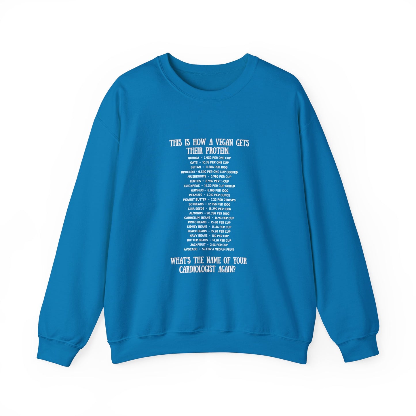 Vegan Protein Crewneck Sweatshirt