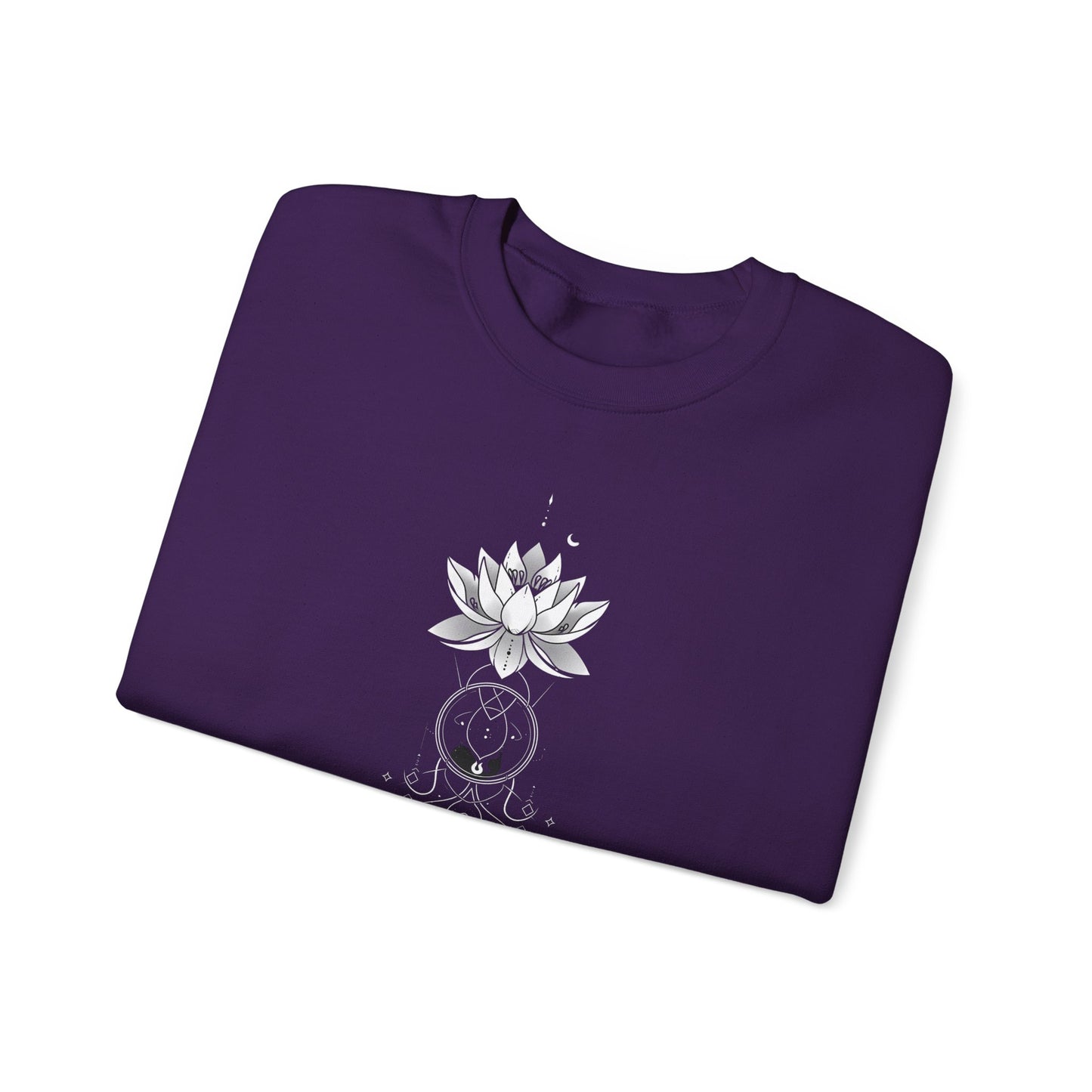 Lotus Unalome Crewneck Sweatshirt