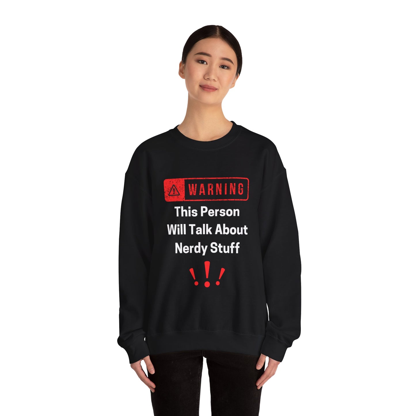 Nerdy Stuff Crewneck Sweatshirt