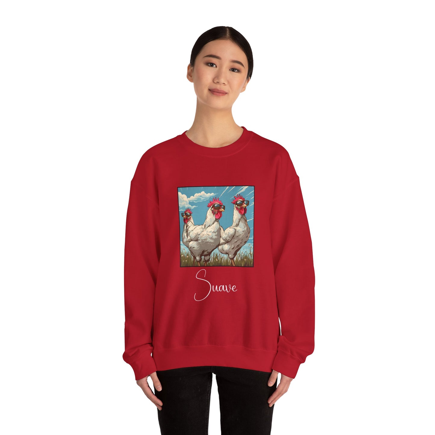 Suave Chicken Crewneck Sweatshirt