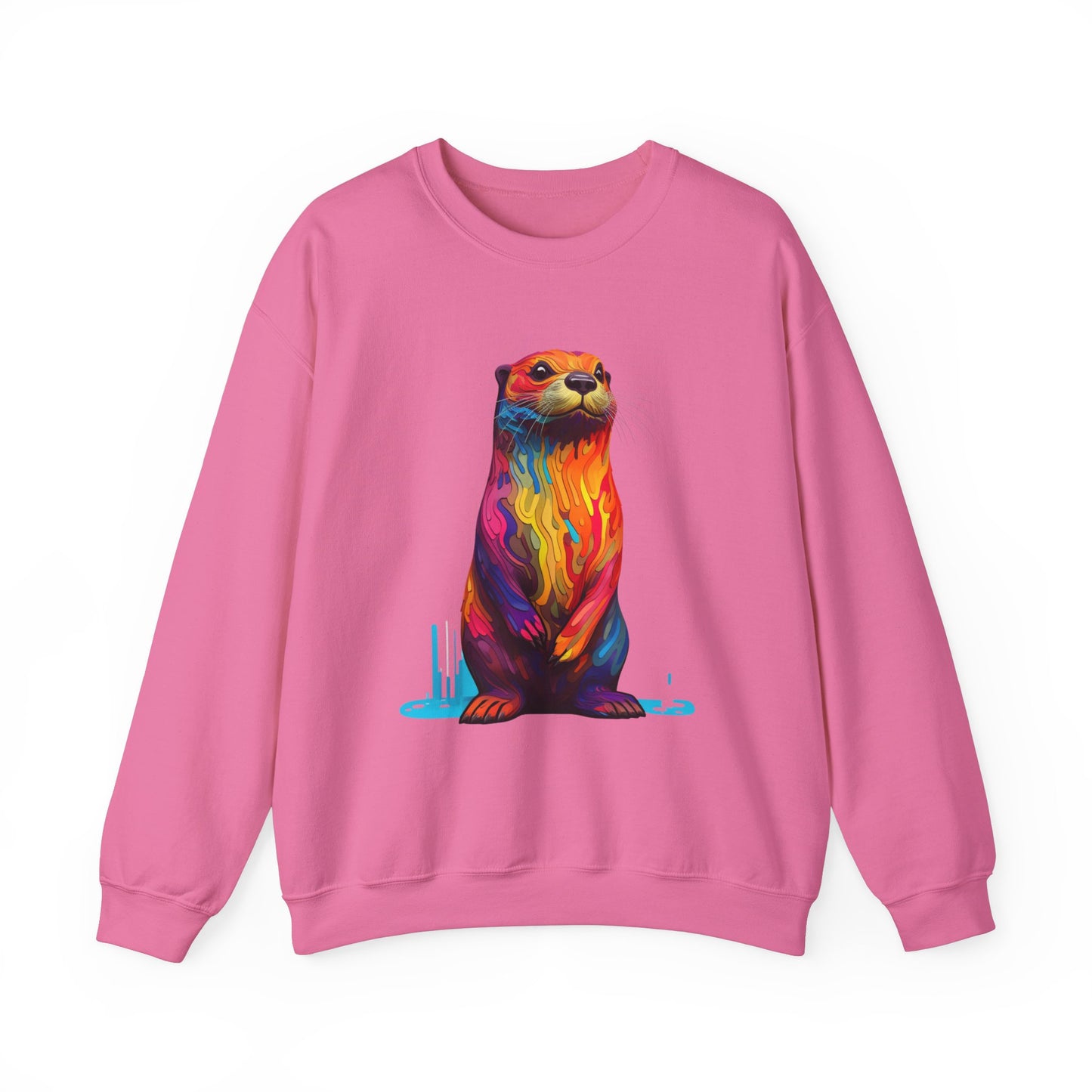 Colorful Otter Crewneck Sweatshirt