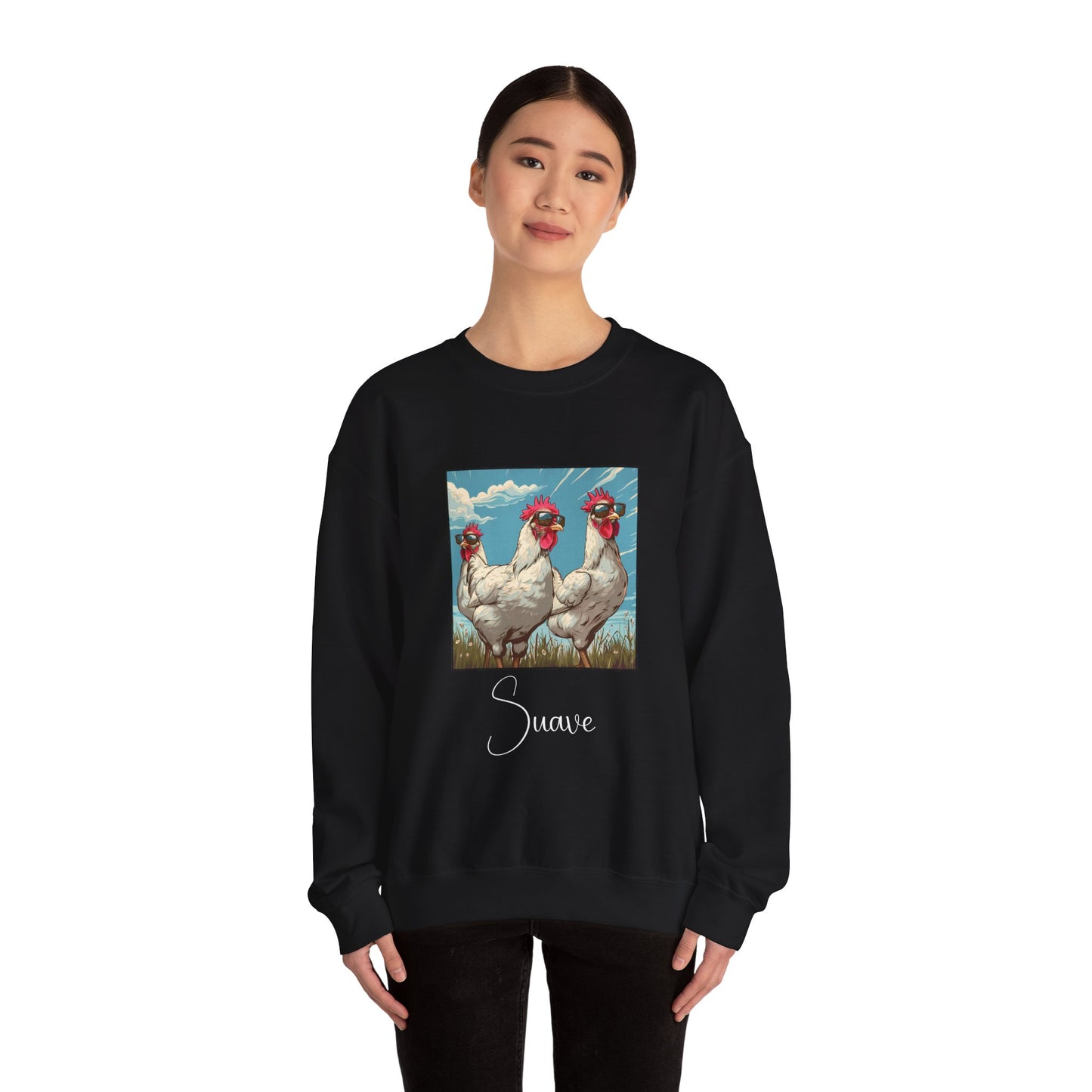 Suave Chicken Crewneck Sweatshirt