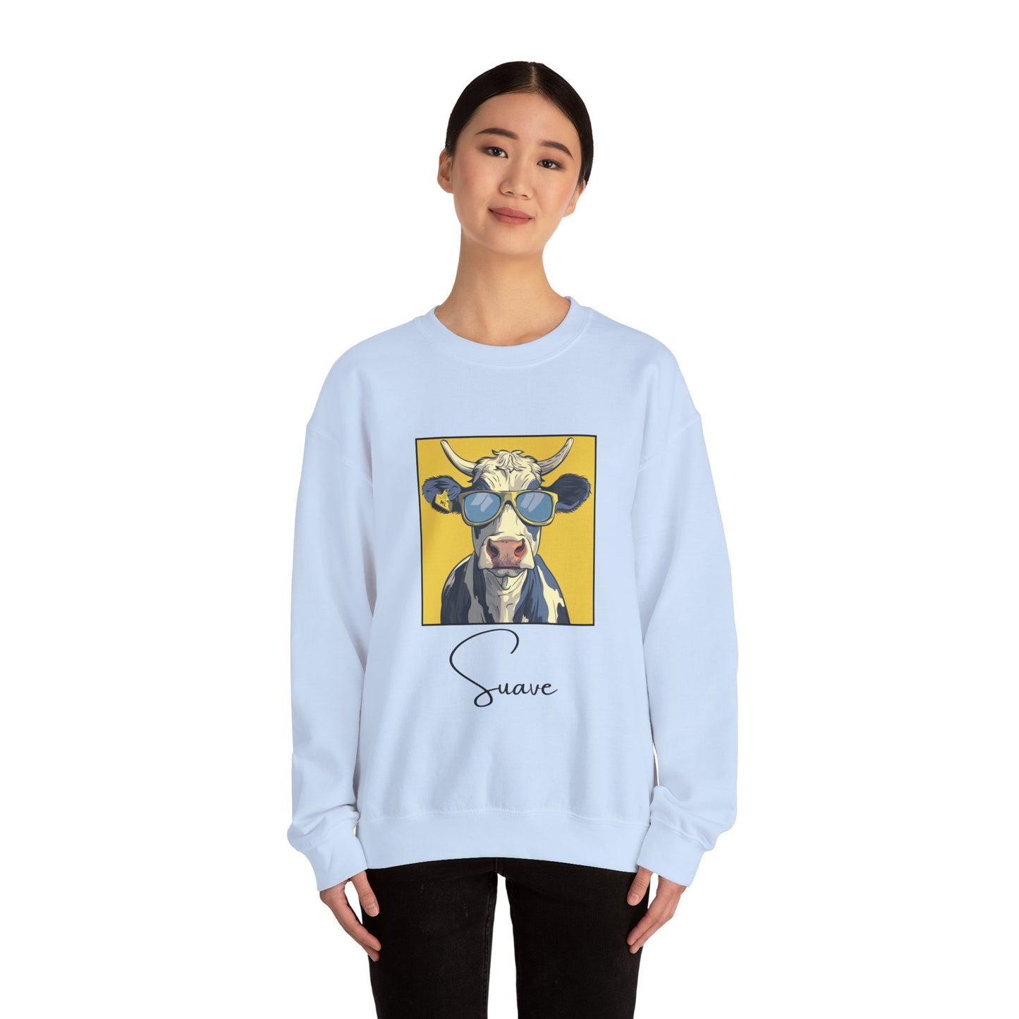 Suave Cow Crewneck Sweatshirt
