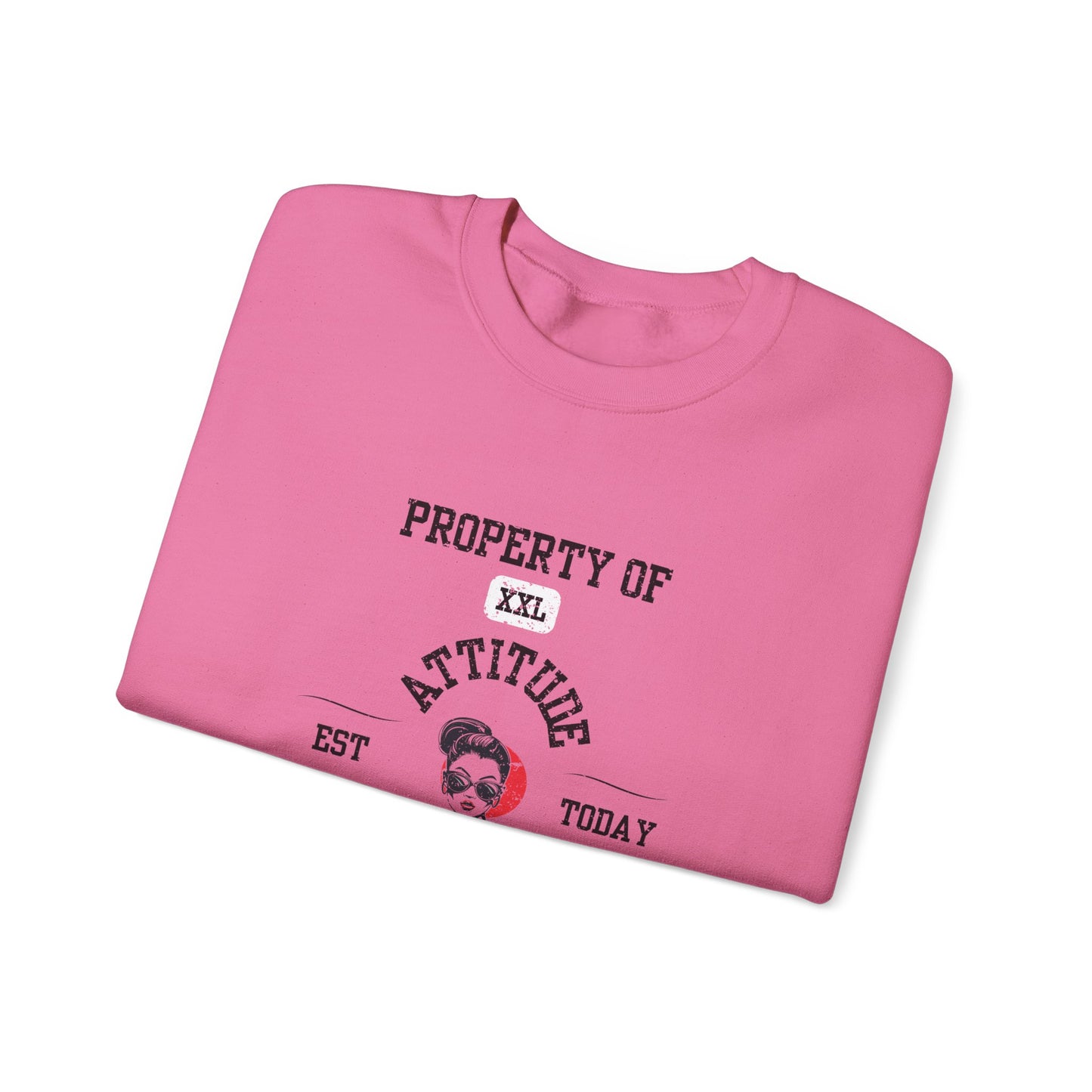Property of Attitude University Crewneck Sweatshirt