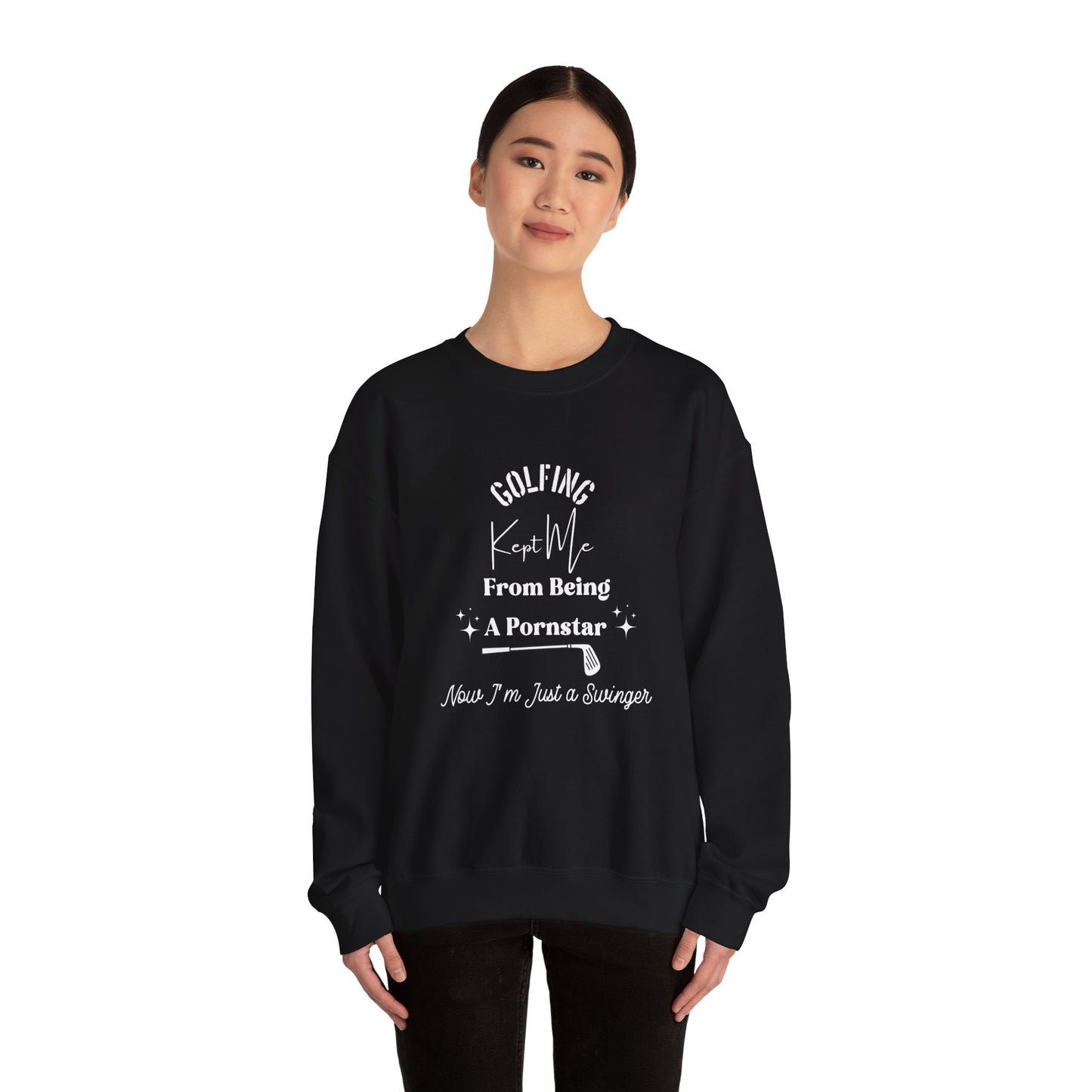 Golfing Pornstar Crewneck Sweatshirt