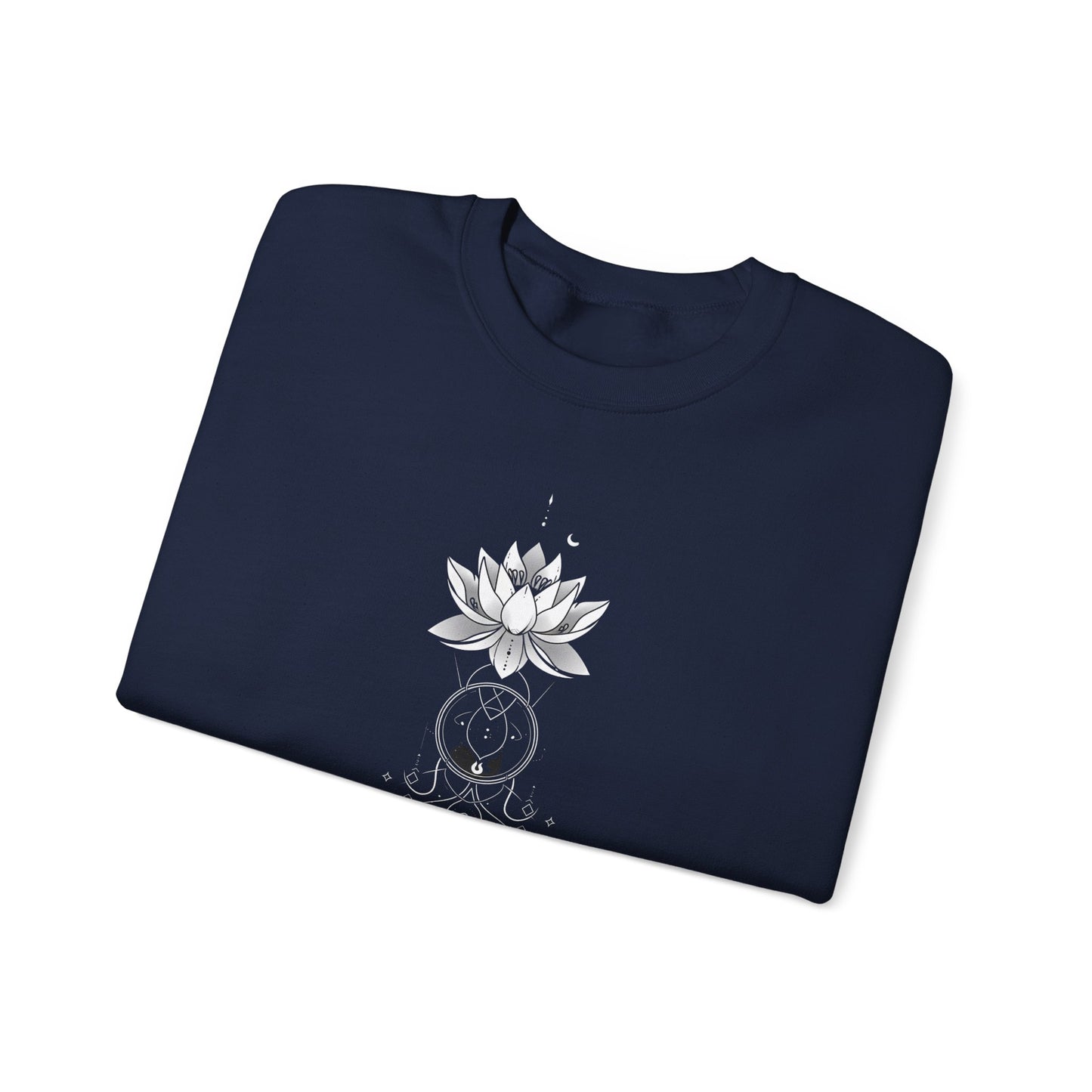 Lotus Unalome Crewneck Sweatshirt