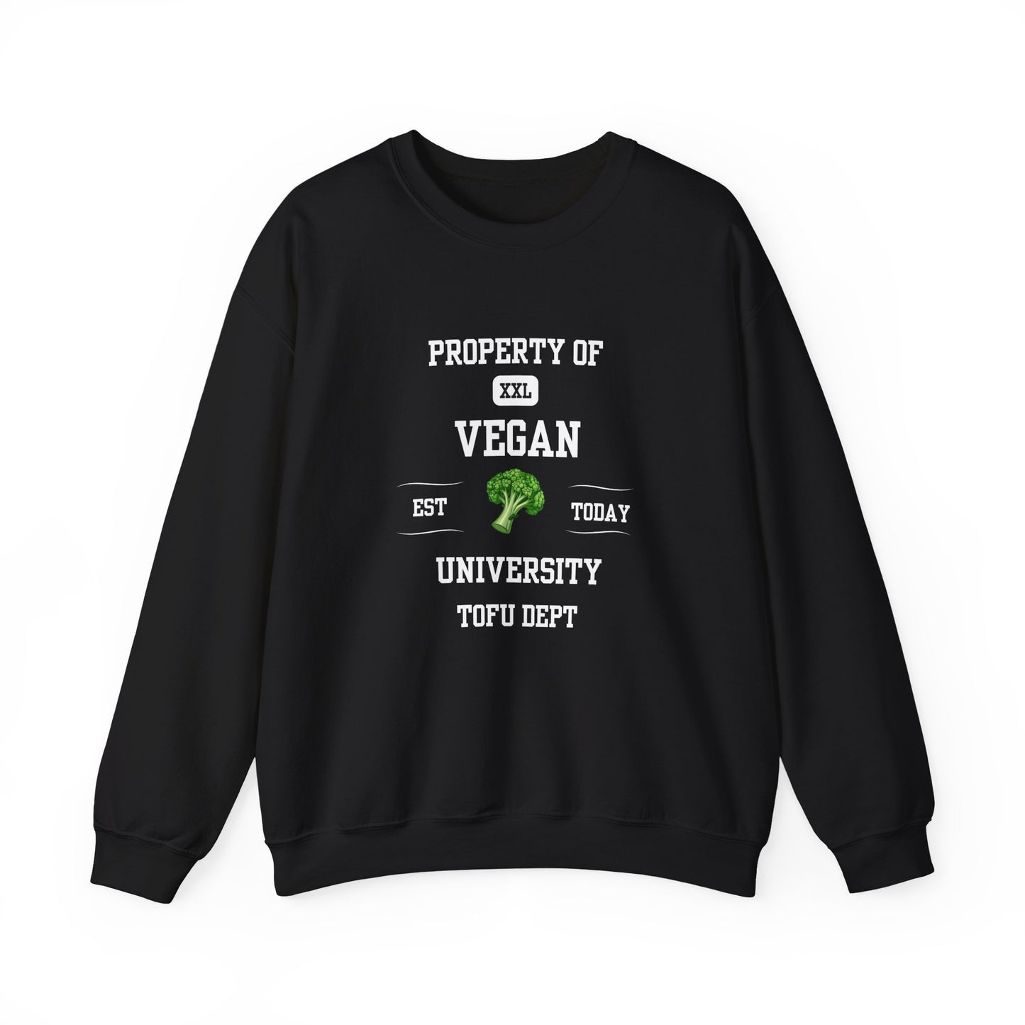 Property of Vegan University Crewneck Sweatshirt