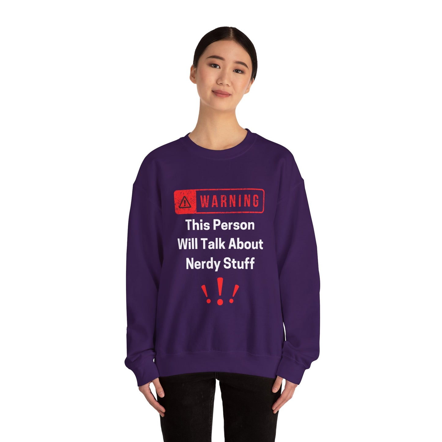 Nerdy Stuff Crewneck Sweatshirt