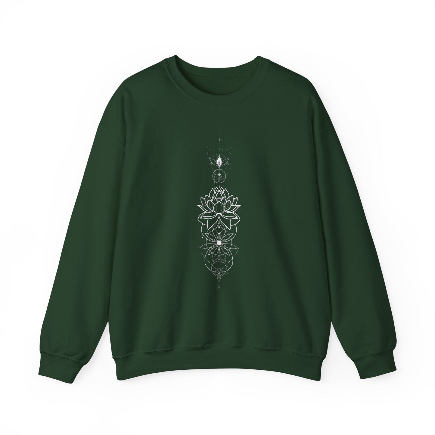 Unalome Lotus Crewneck Sweatshirt