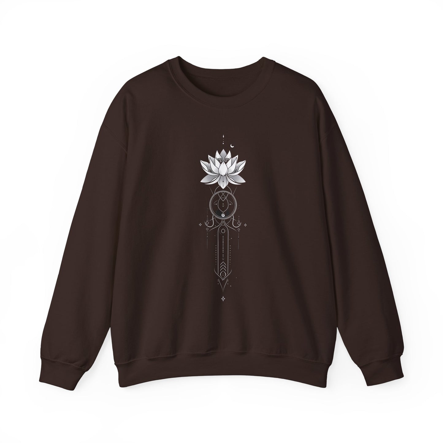 Lotus Unalome Crewneck Sweatshirt