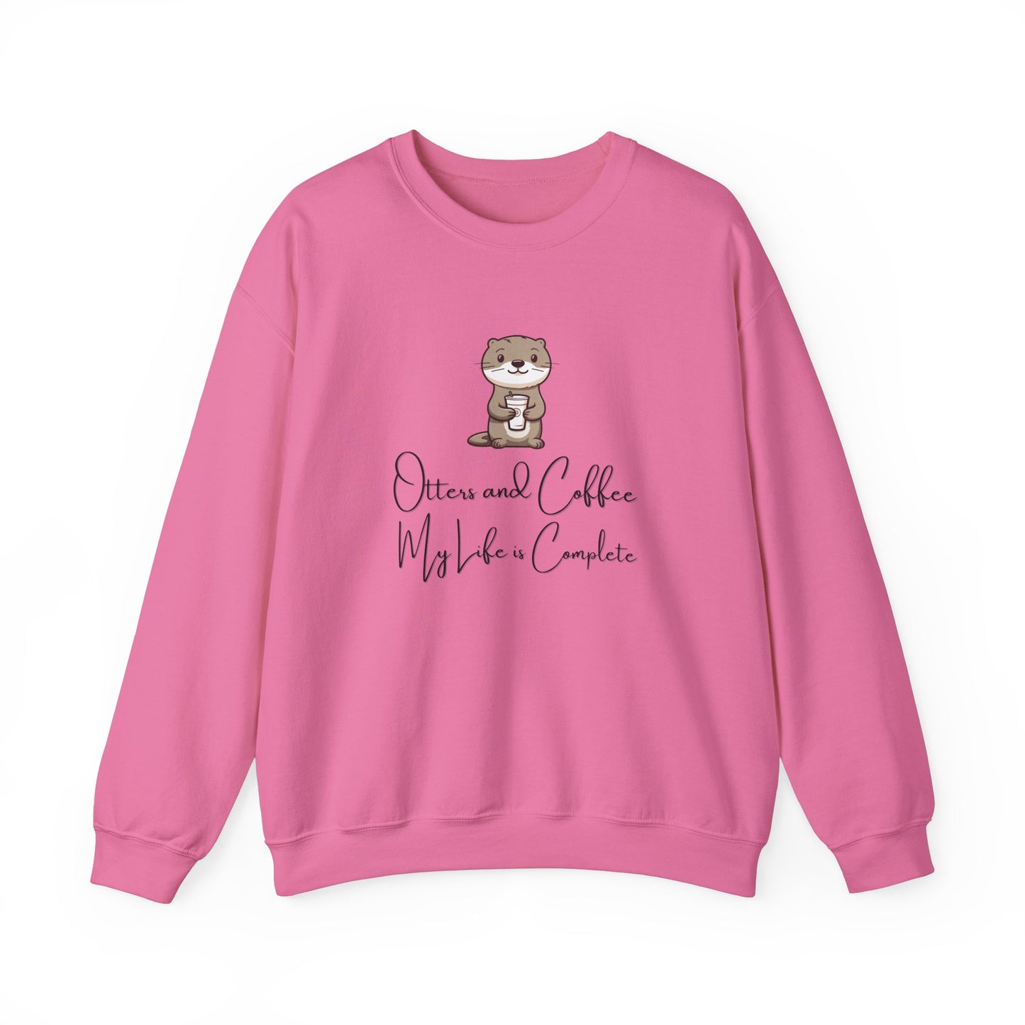 Otters and Coffee Crewneck Sweatshirt