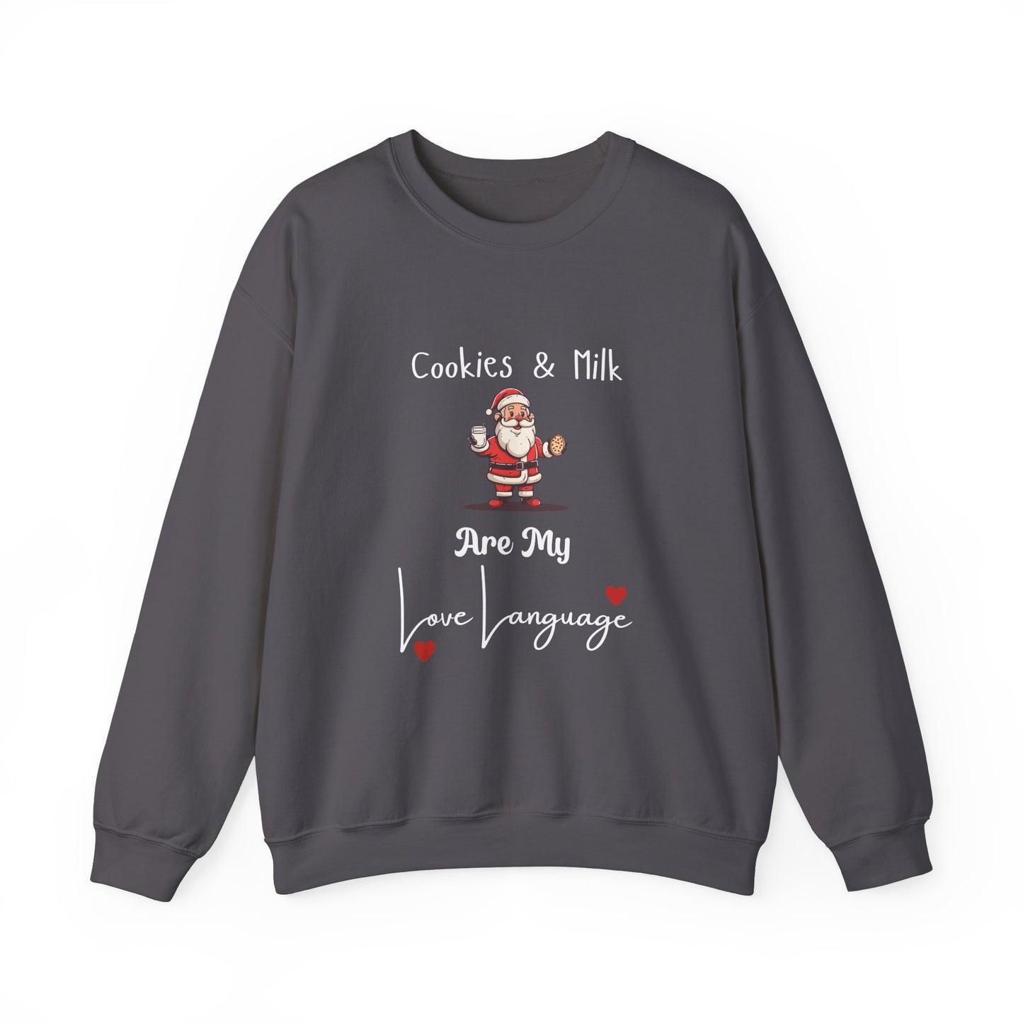 Cookies and Milk Santa Crewneck Sweatshirt