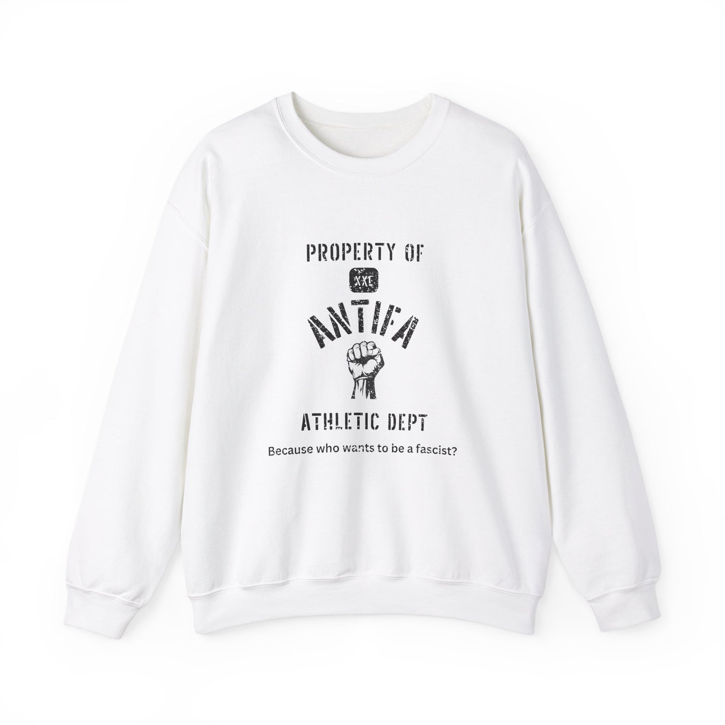 Property of Antifa University Crewneck Sweatshirt