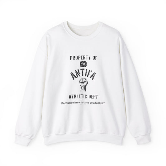Property of Antifa University Crewneck Sweatshirt