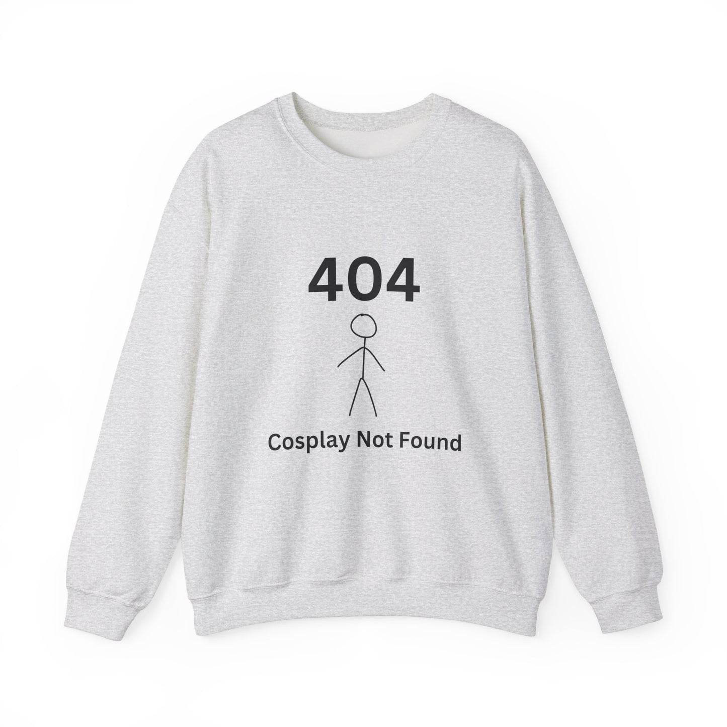 404 Cosplay Not Found Crewneck Sweatshirt