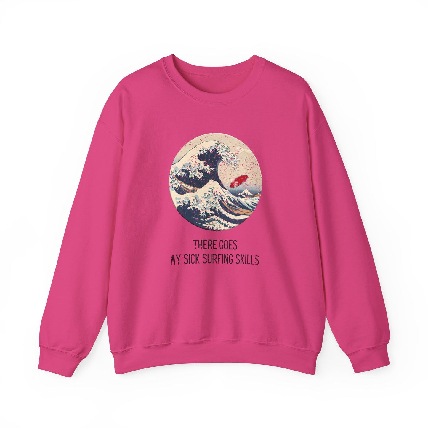 Sick Surfing Skills Crewneck Sweatshirt