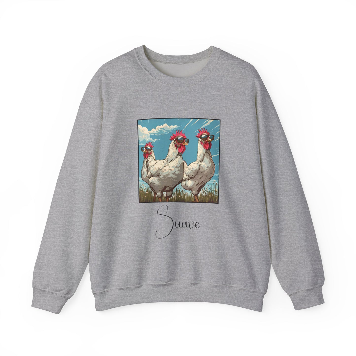 Suave Chicken Crewneck Sweatshirt