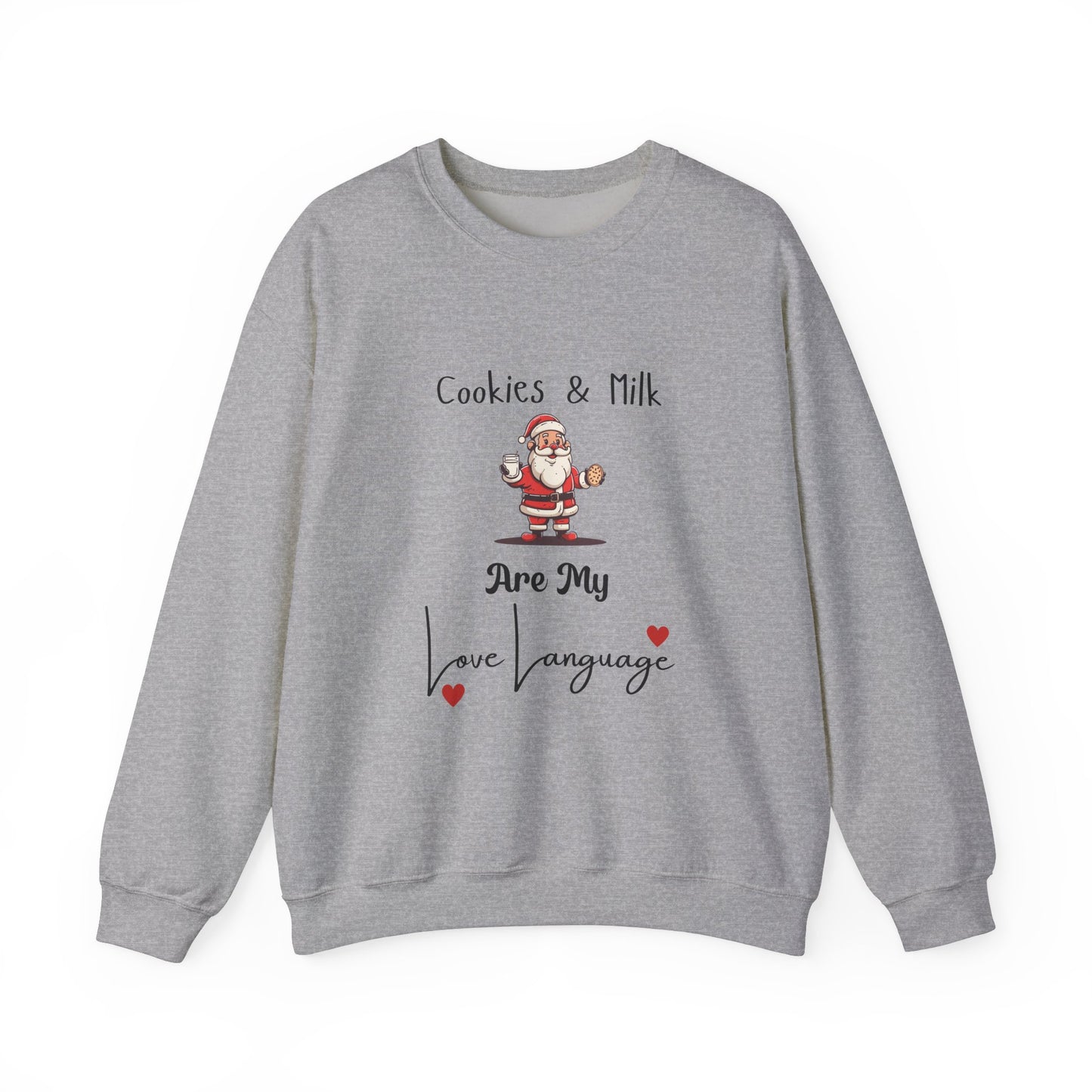 Cookies and Milk Santa Crewneck Sweatshirt