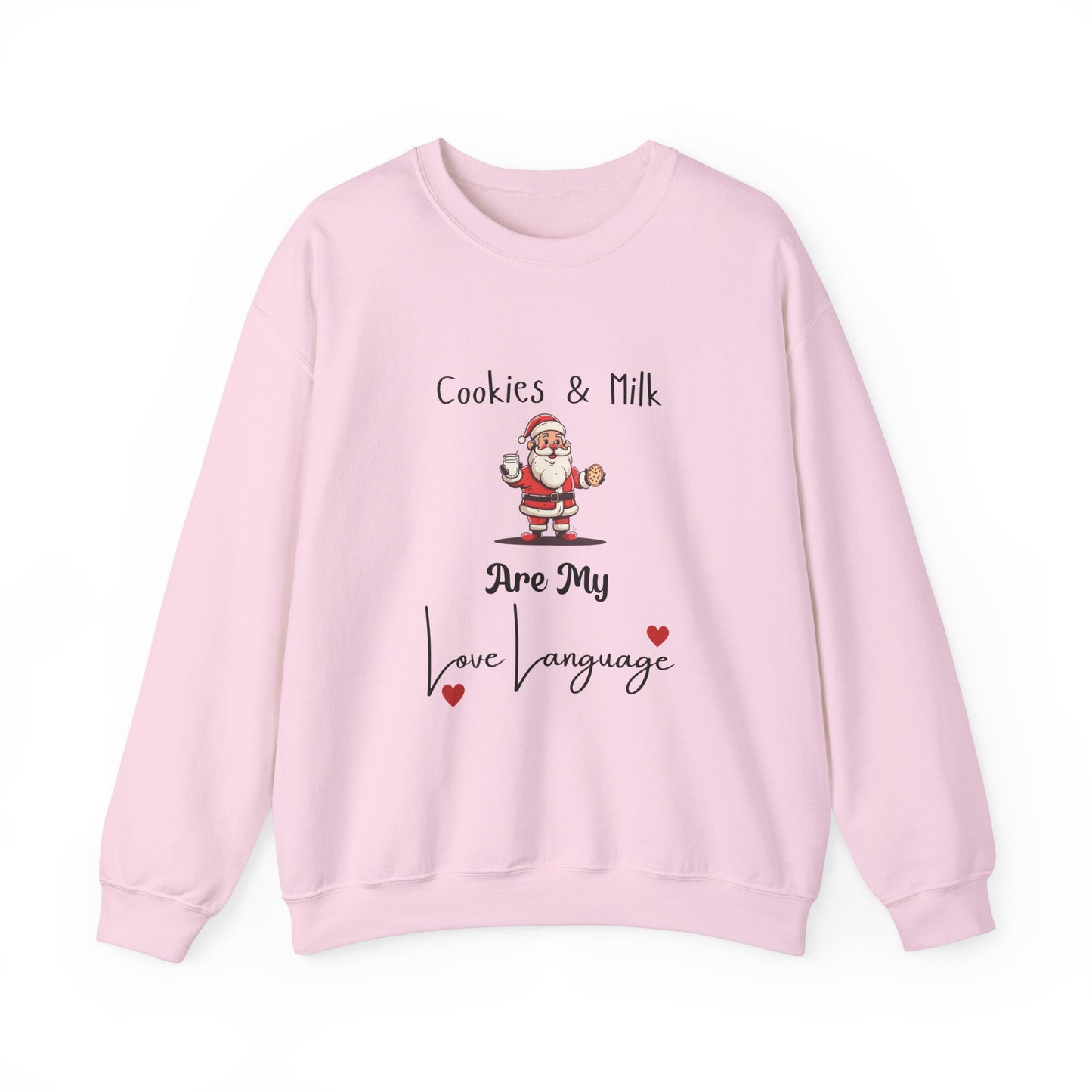 Cookies and Milk Santa Crewneck Sweatshirt
