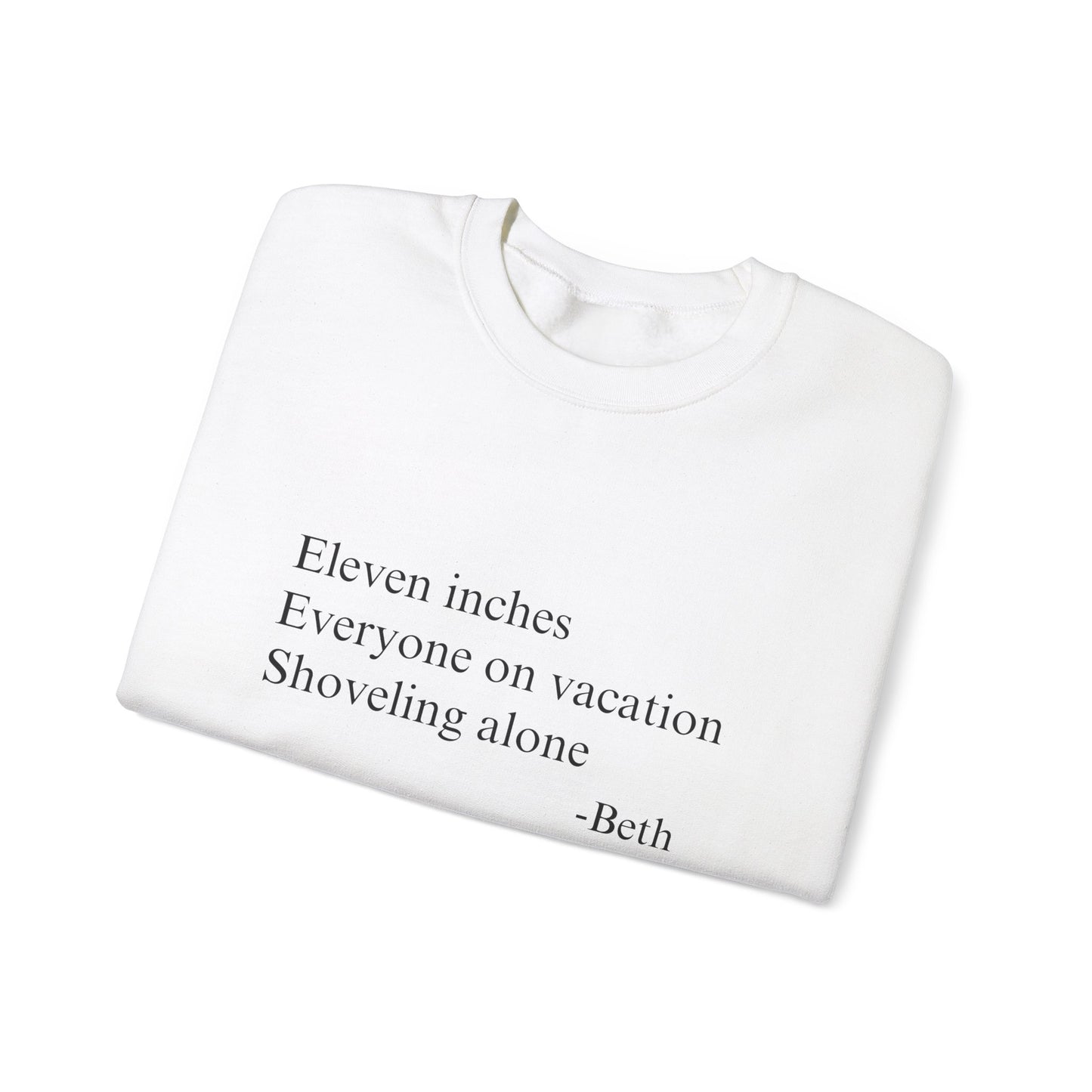 Eleven Inches Crewneck Sweatshirt