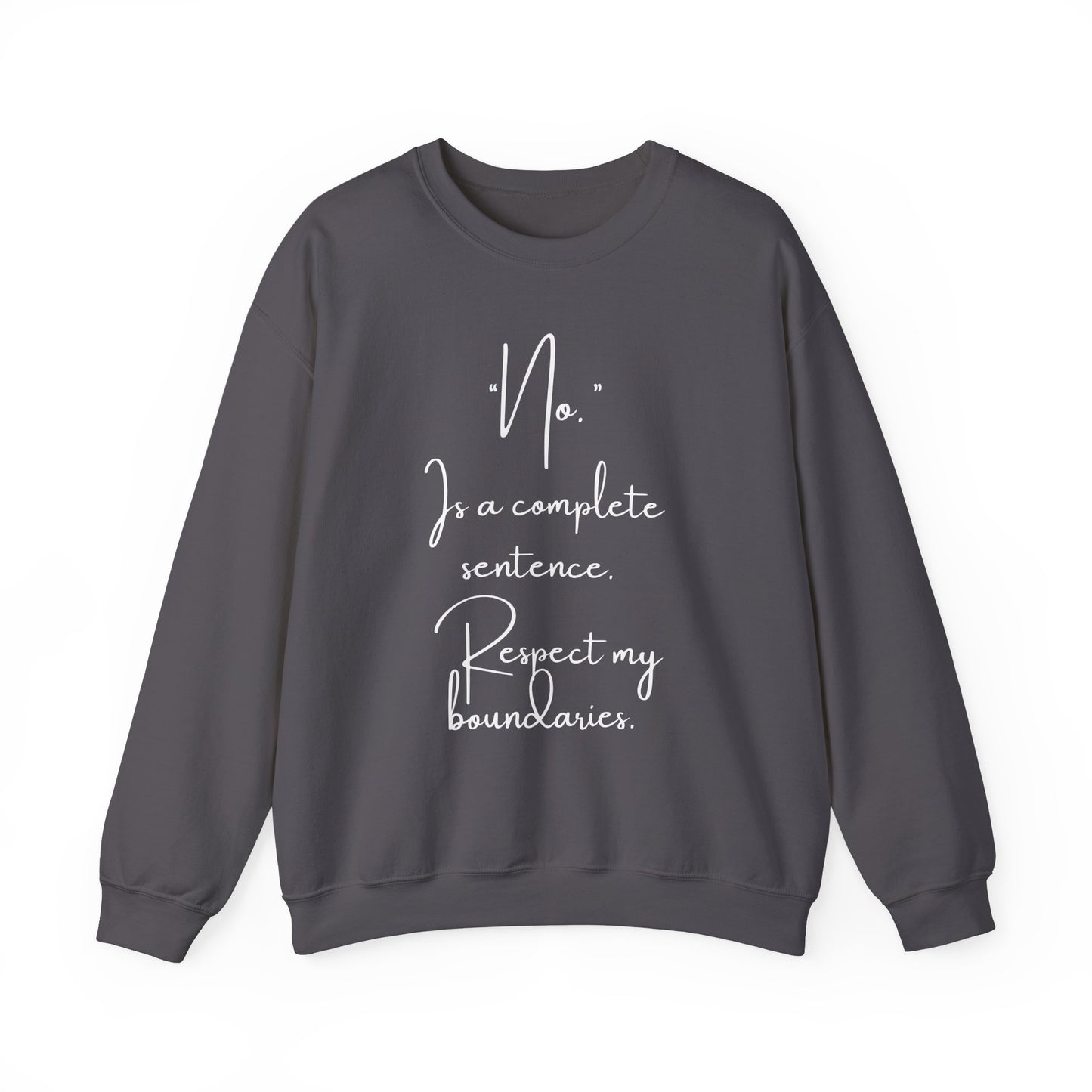 Respect My Boundaries Crewneck Sweatshirt