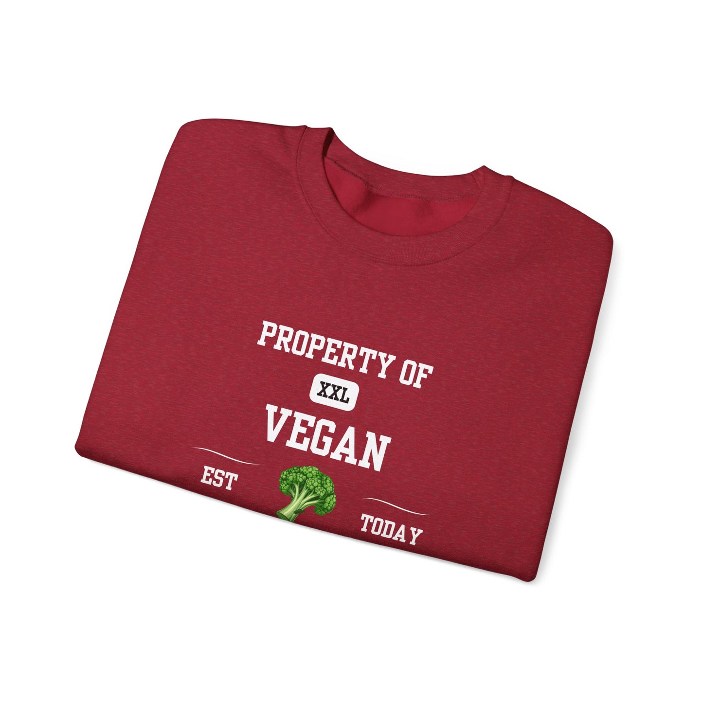 Property of Vegan University Crewneck Sweatshirt