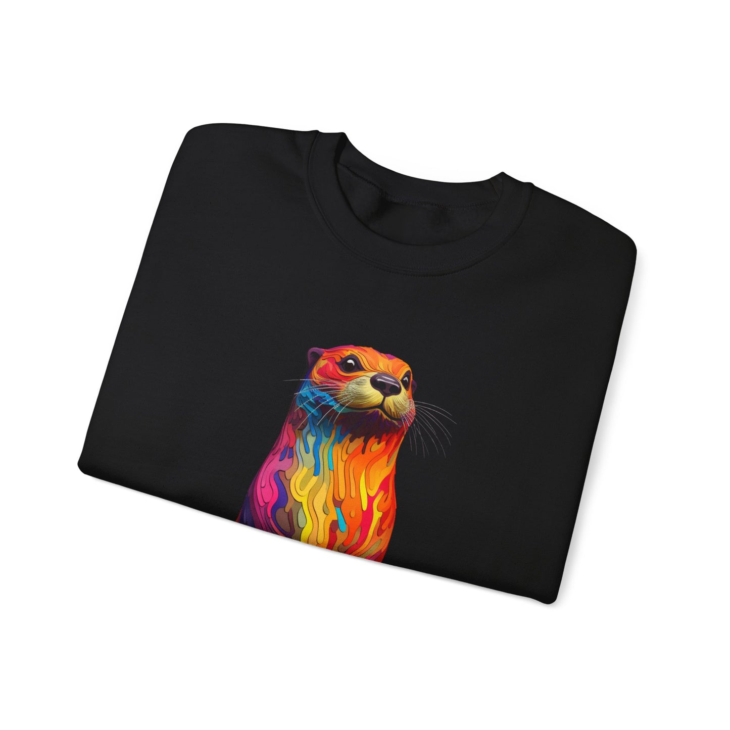 Colorful Otter Crewneck Sweatshirt