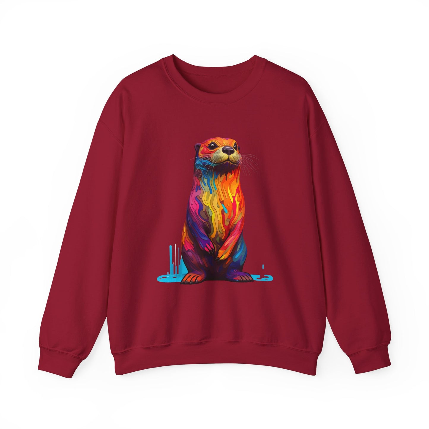 Colorful Otter Crewneck Sweatshirt