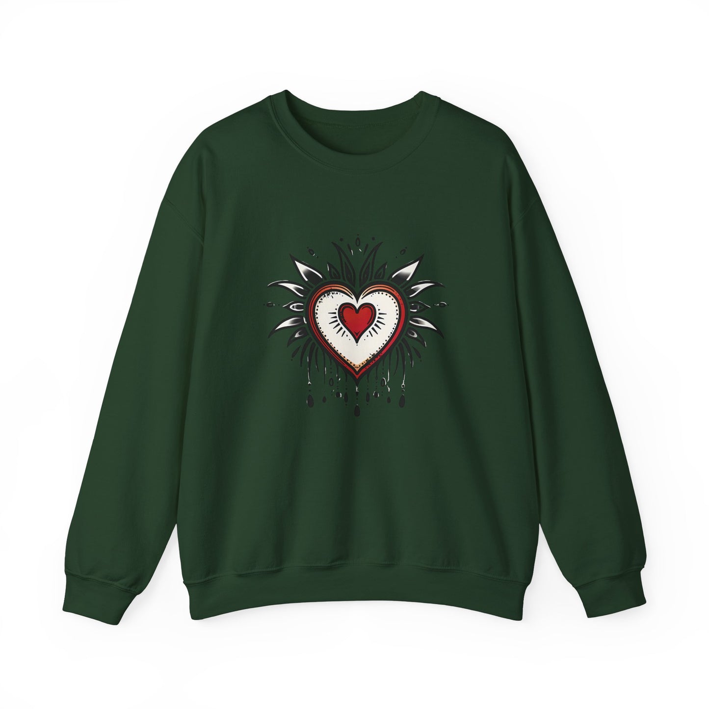 Tattoo Heart Crewneck Sweatshirt