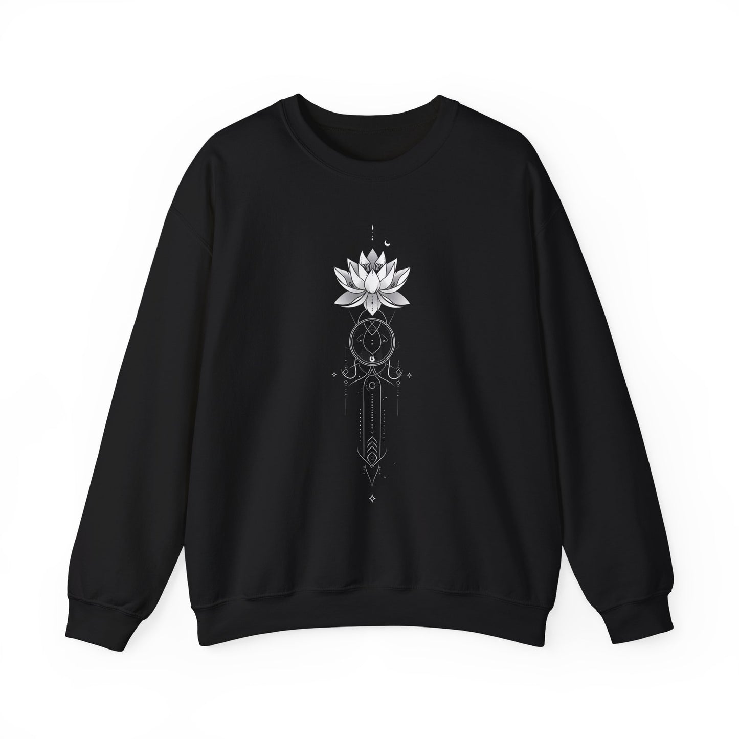 Lotus Unalome Crewneck Sweatshirt