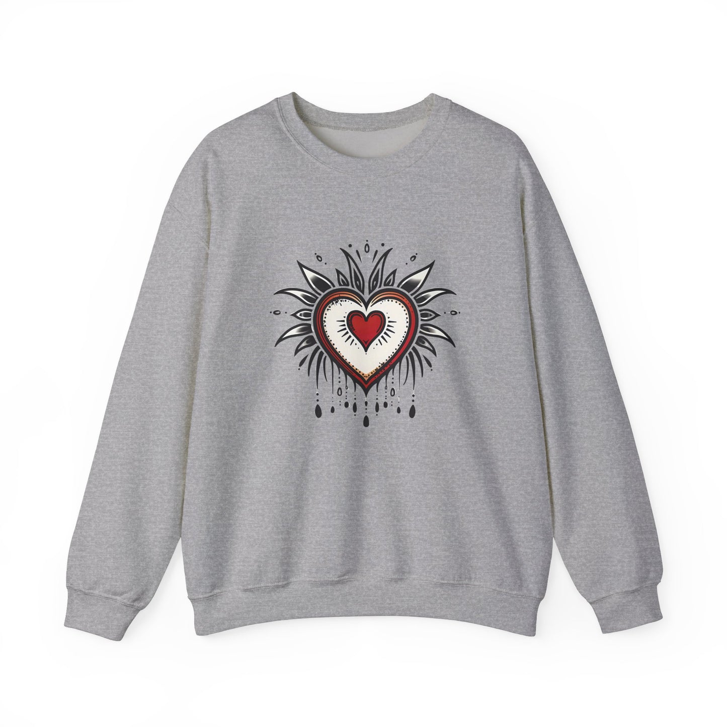 Tattoo Heart Crewneck Sweatshirt