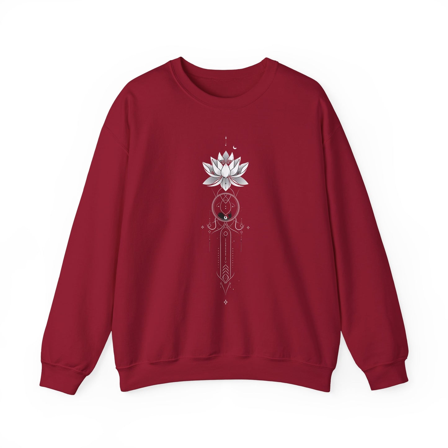 Lotus Unalome Crewneck Sweatshirt