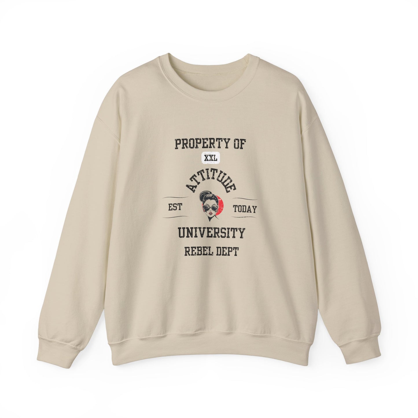 Property of Attitude University Crewneck Sweatshirt