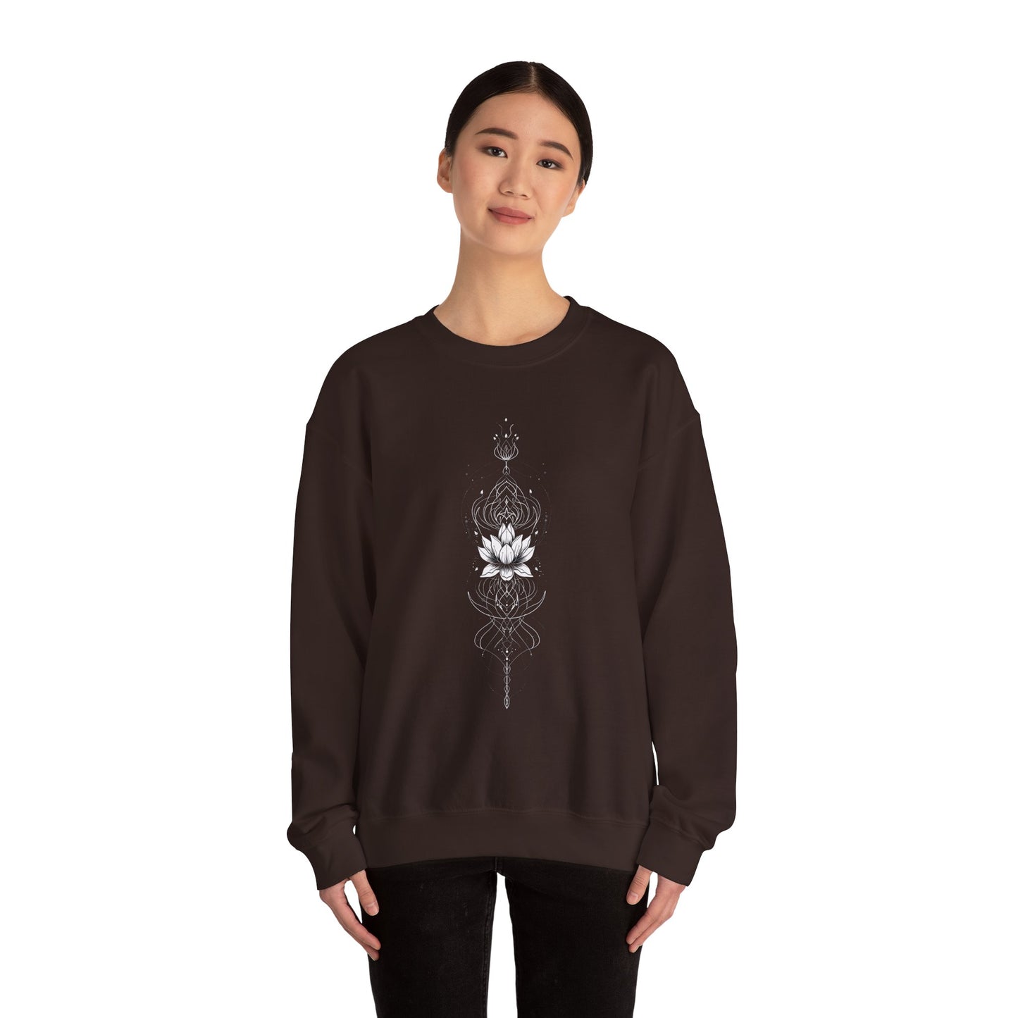 Lotus Unalome 1 Crewneck Sweatshirt