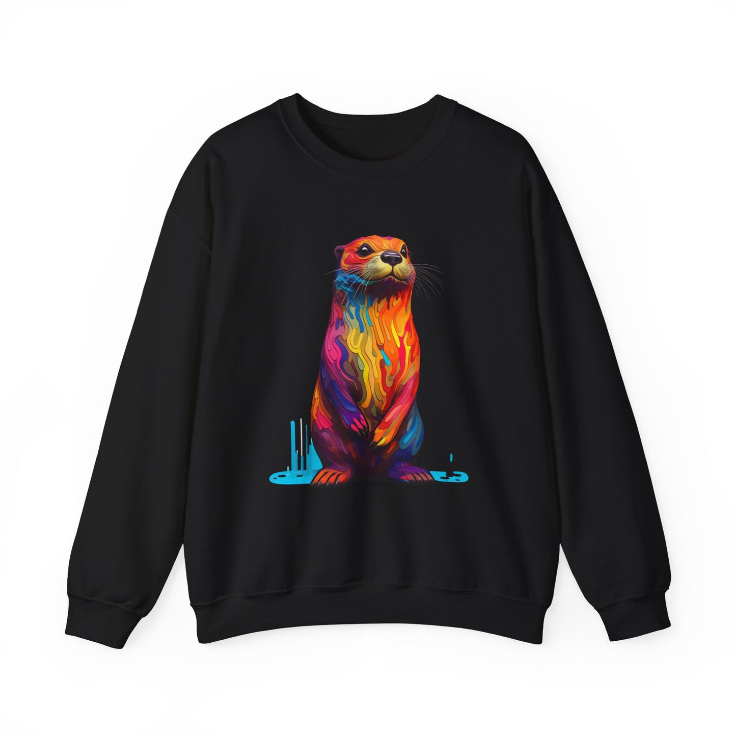 Colorful Otter Crewneck Sweatshirt