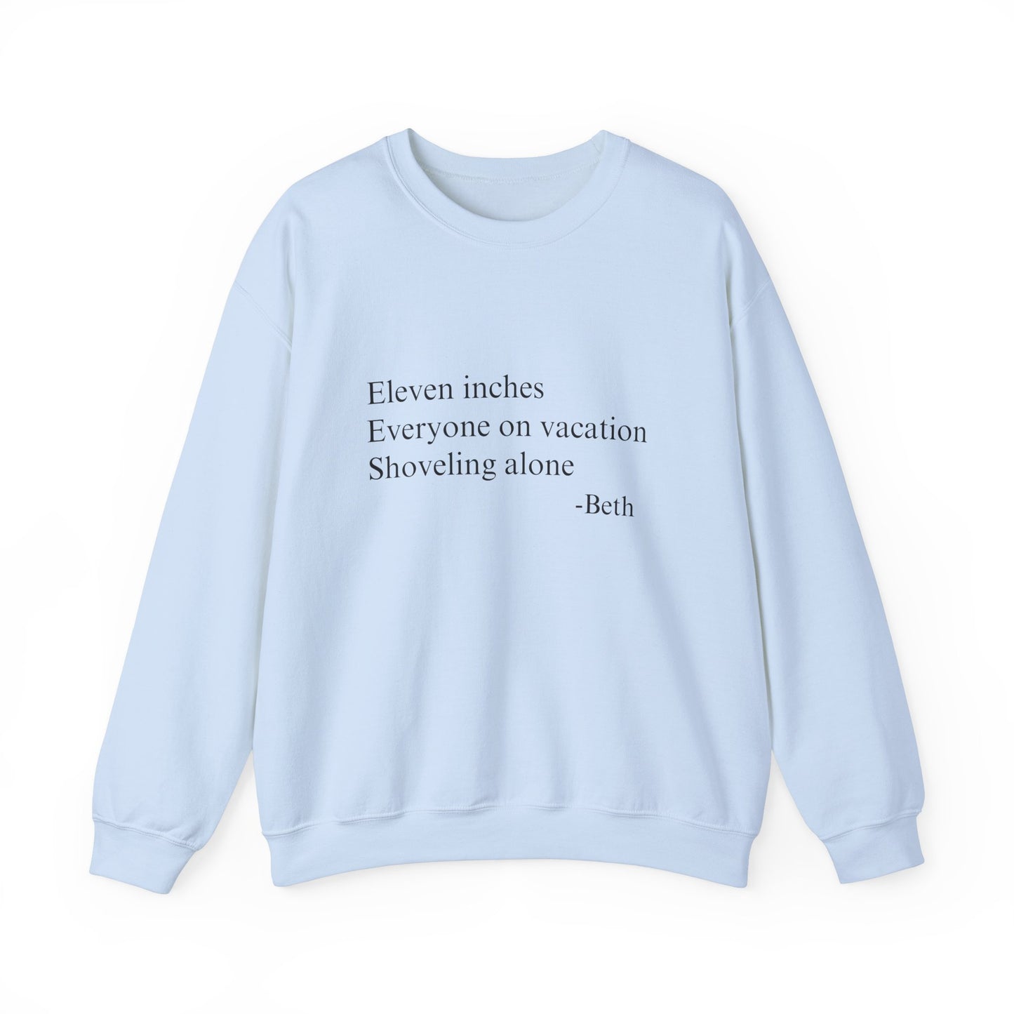 Eleven Inches Crewneck Sweatshirt