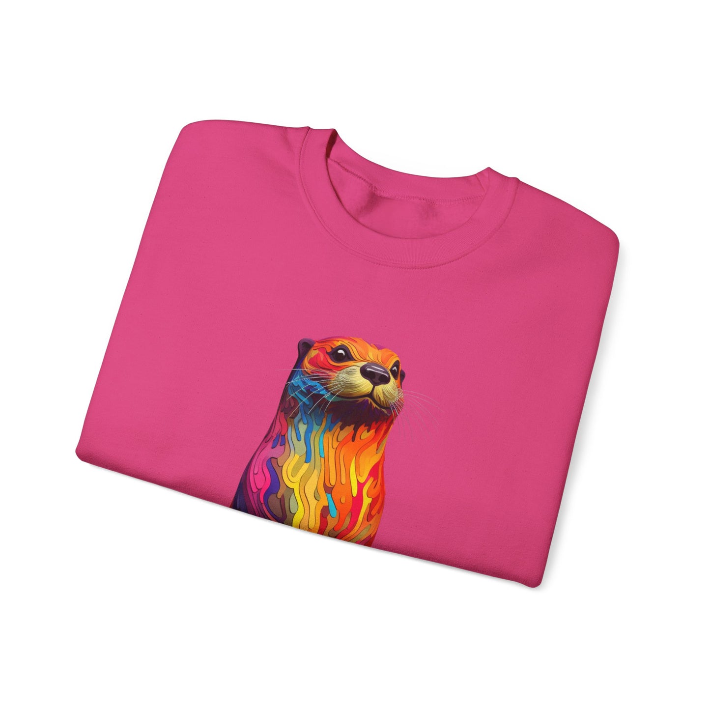 Colorful Otter Crewneck Sweatshirt