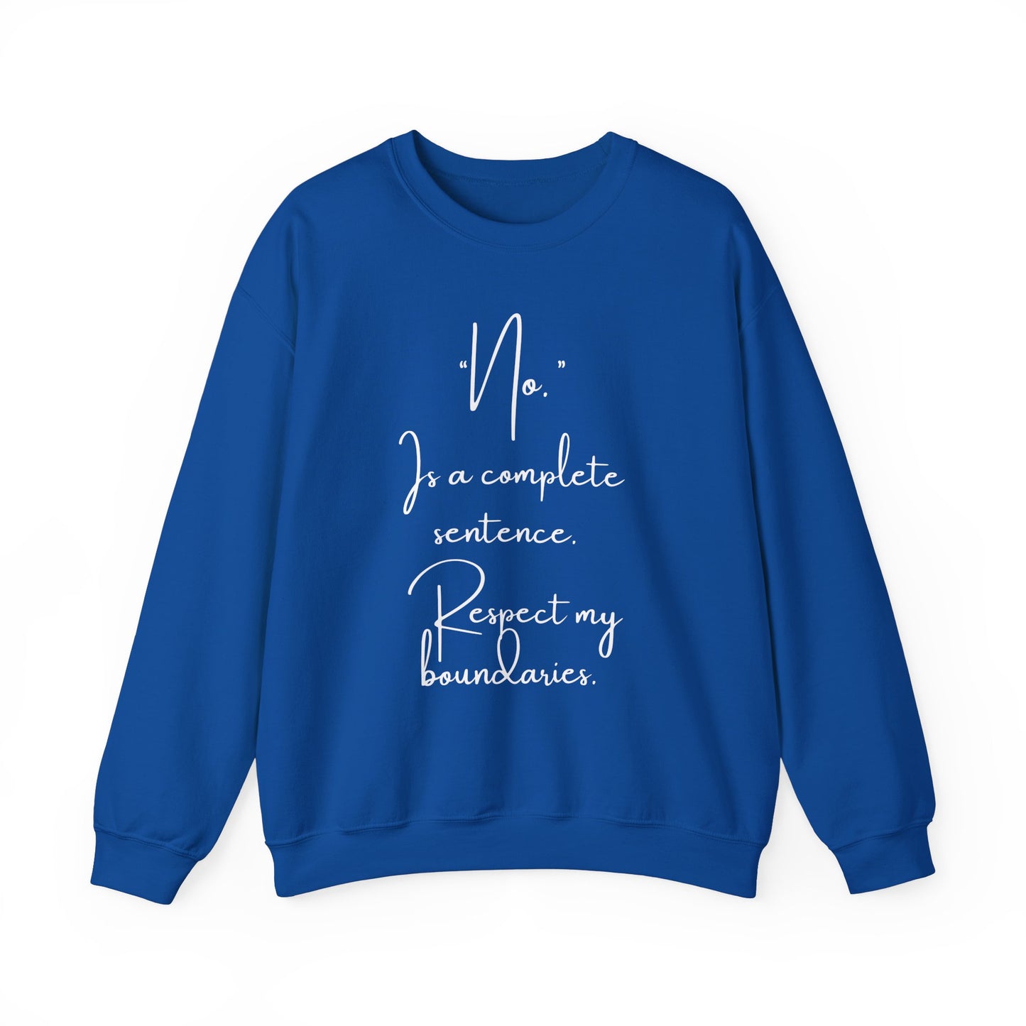 Respect My Boundaries Crewneck Sweatshirt