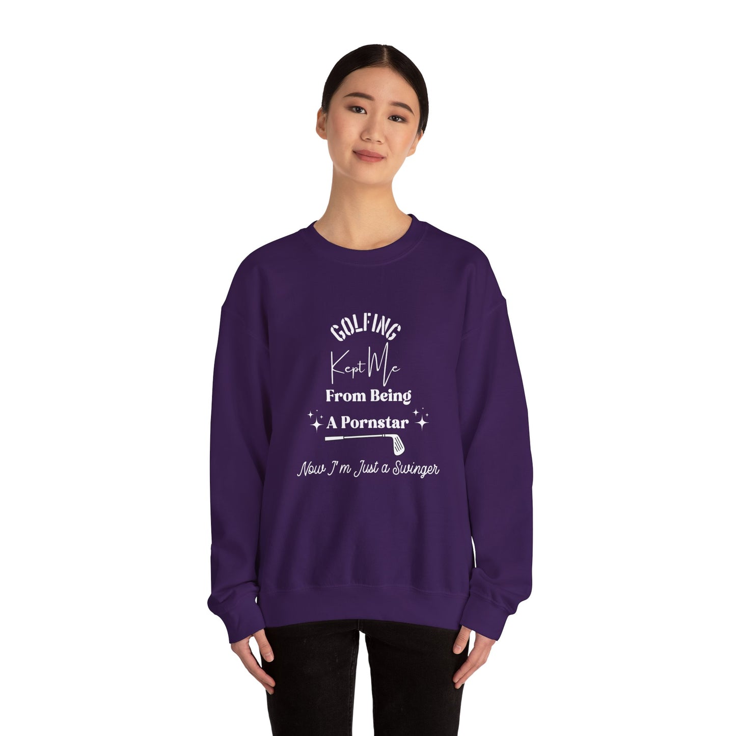 Golfing Pornstar Crewneck Sweatshirt