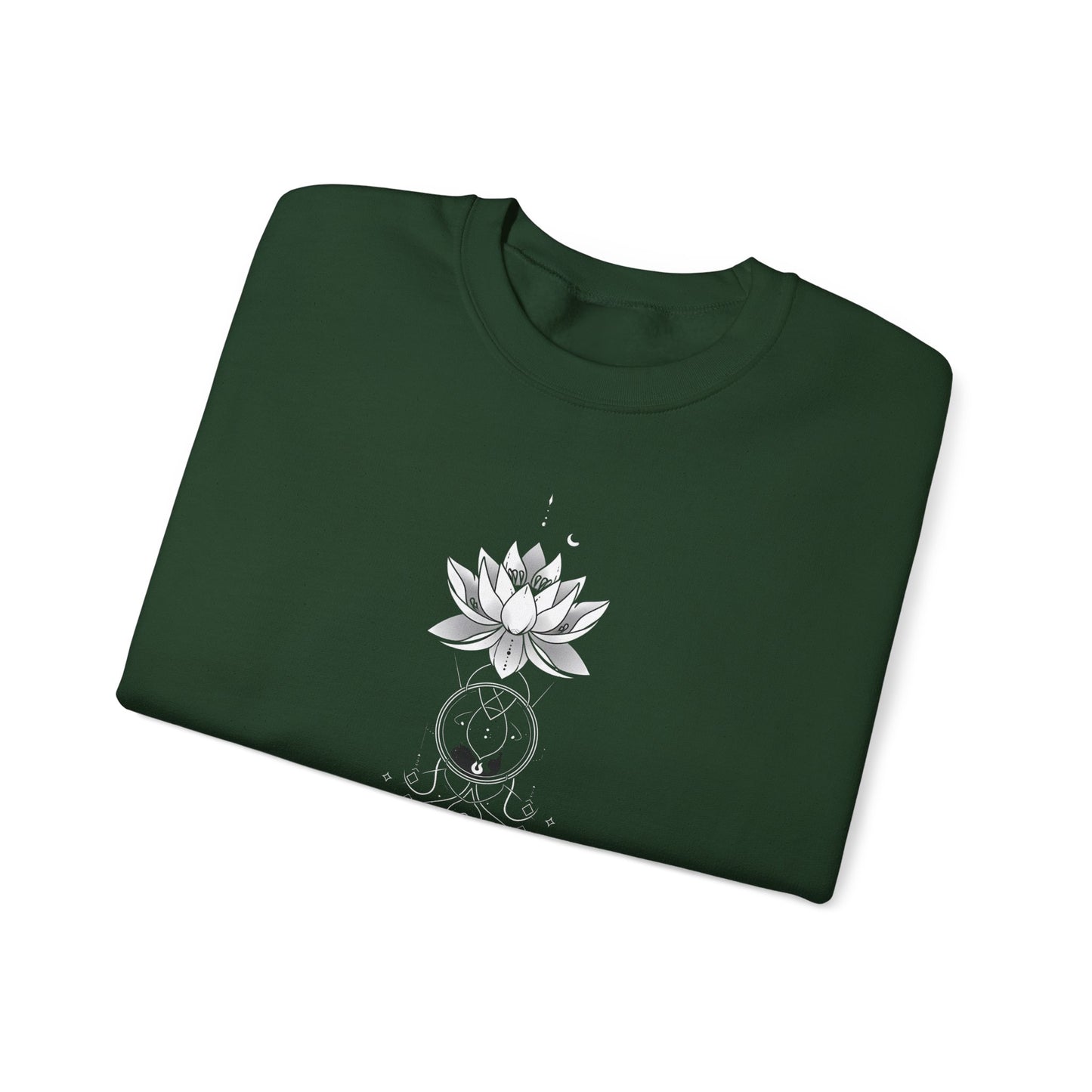 Lotus Unalome Crewneck Sweatshirt